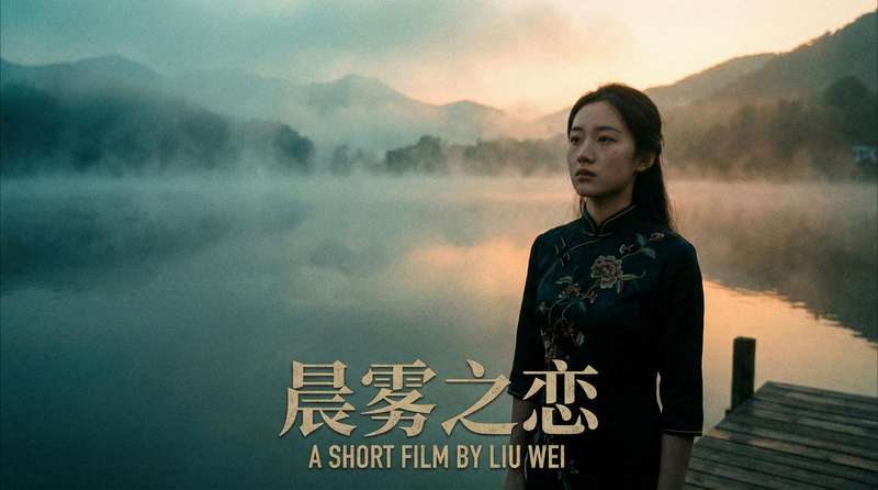 飘窗诱惑原创影视视频-湖畔晨曦